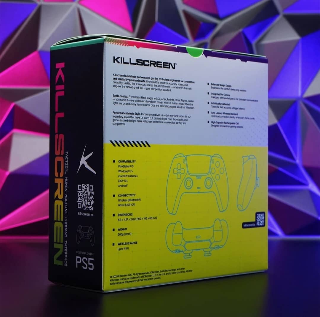 Manette PS5 Luxe : Marbre Marin et Or Liquide