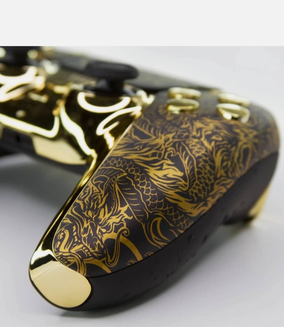 Manette PS5  Dragon d'Or | Interface de Commandement Tactique